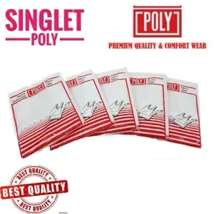 (3PCS) SINGLET POLY PRIA DEWASA