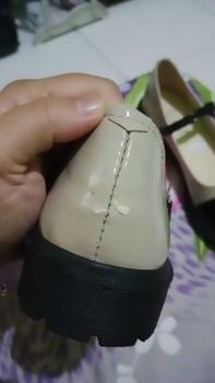 Product Review of SITISHOES Sepatu ballet wanita flatshoes mary jane lolita docmart kekinia casual korean style slip on Kerja Hitam Cewek from T**R 1