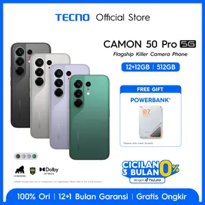 [NEW] [5x SUPERZOOM FLASHSNAP] TECNO CAMON 50 PRO 5G 12GB+12GB*/512GB, 50MP Sony LYT-700C, 50MP 3x Telephoto Camera, MediaTek Dimensity 7400 Ultimate 5G, IP69K, 6500mAh, Android 16, camon50pro