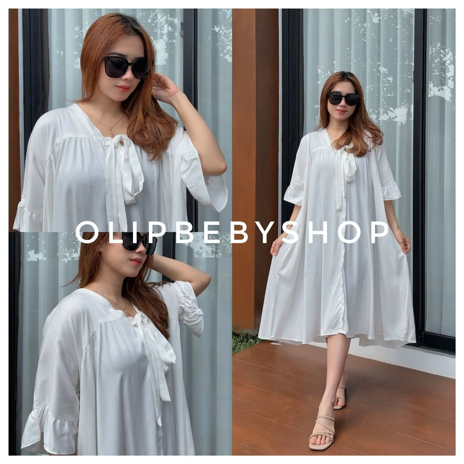 TIARA DRESS RAYON TWILL POLOS DASTER LEMBUT TEBAL BUSUI BUMIL