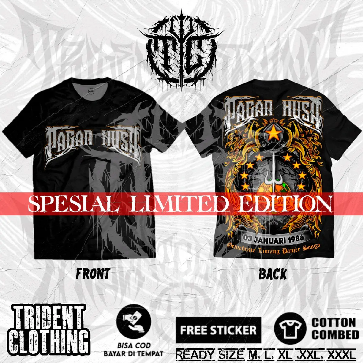 KAOS PAGAR NUSA TERBARU A2 FULL PUNGGUNG