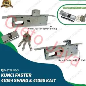 Kunci Pintu Alm / Aluminium / Almunium Sleding Sliding Gantol 4123 / Lurus 4423