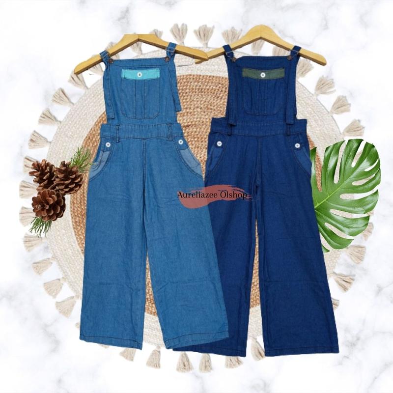 Hanila Baju Kodok Anak Kulot Jeans Umur 5-15tahun 2