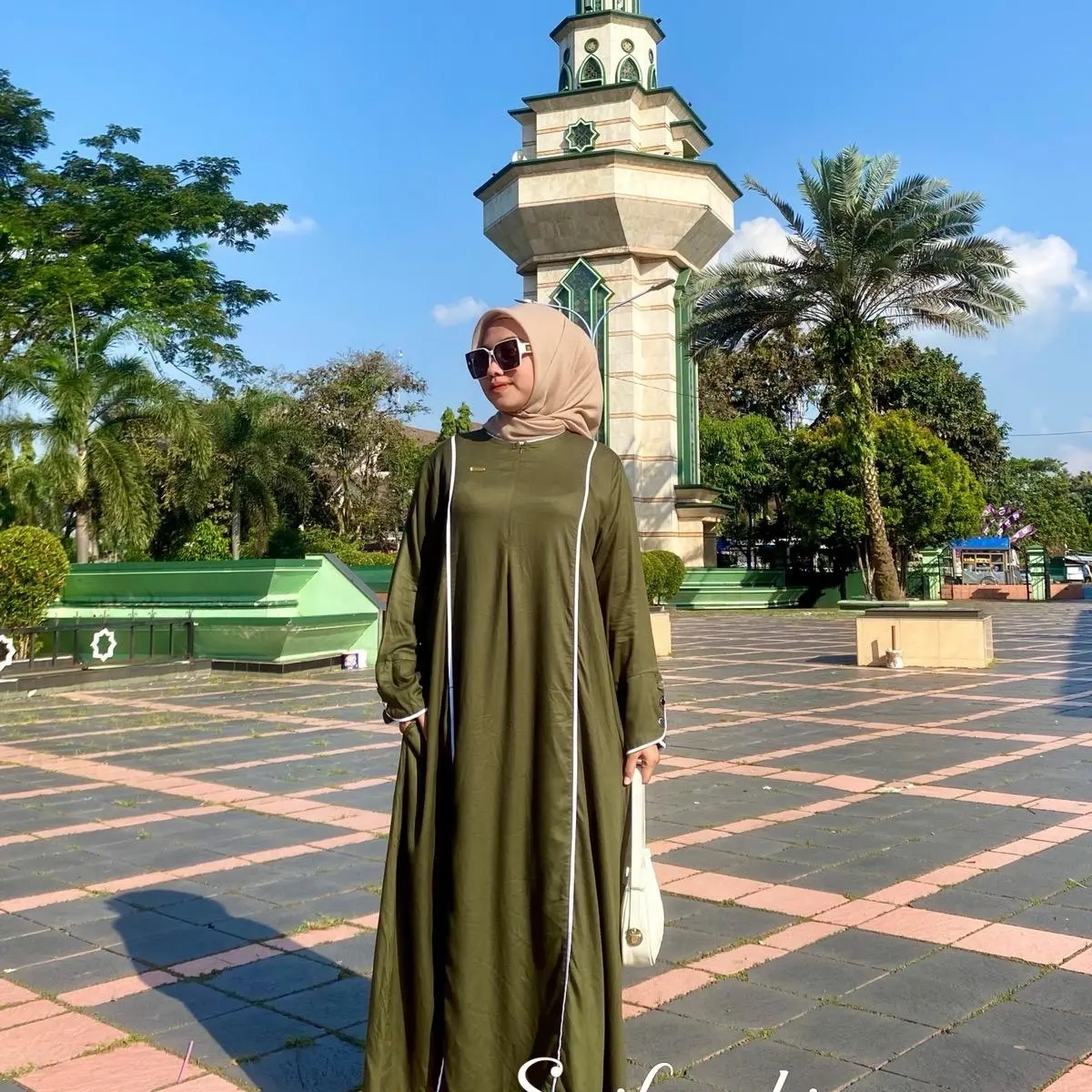 Nafisa Abaya Daily Bahan Rayon Twill Premium Viral by SyifaZakia