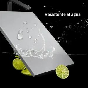 Tabla de corte de acero inoxidable, tabla de corte antideslizante para cocina, tabla de corte para cocina, accesorios de cocina, utensilios de cocina para el hogar