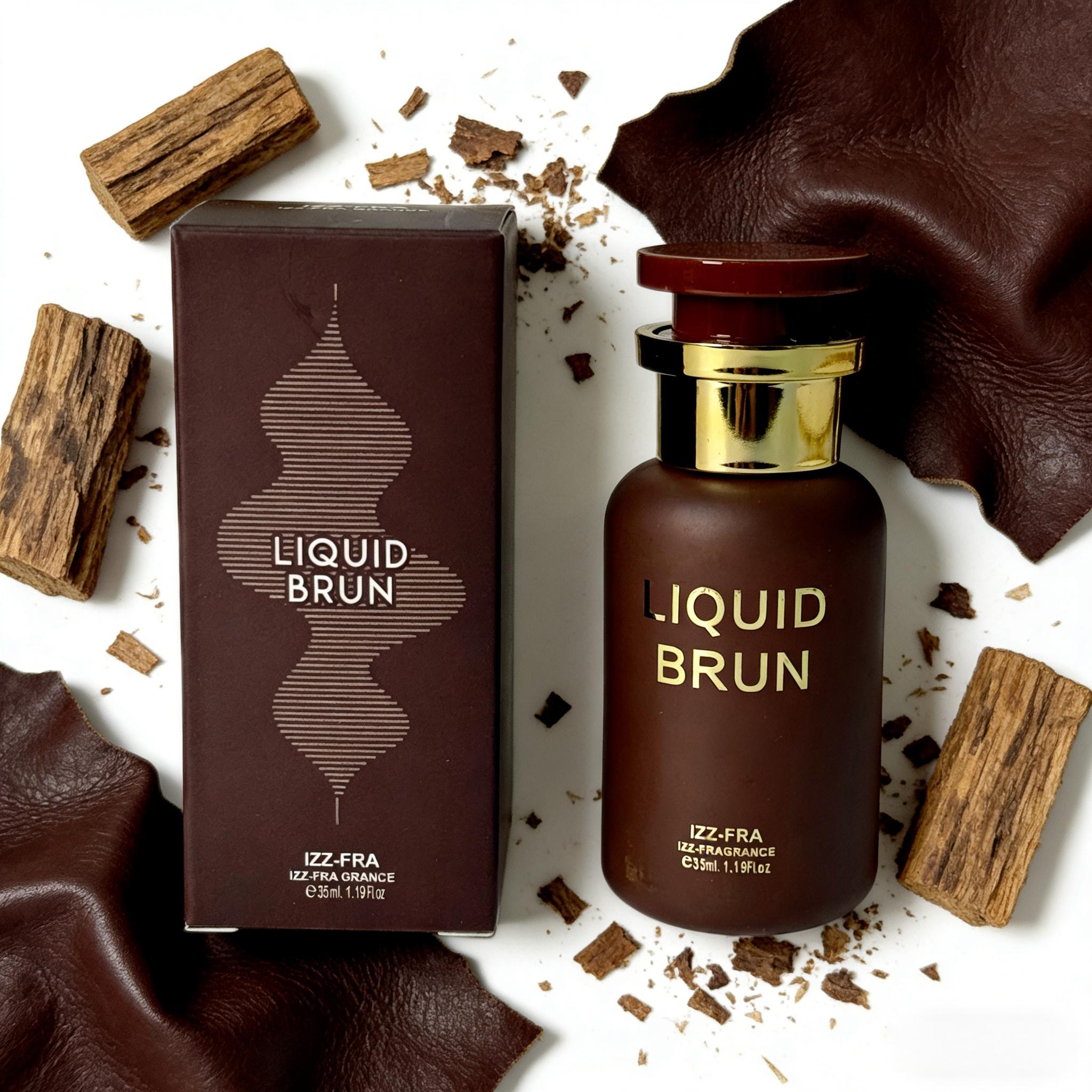 French Avenue Liquid Brun Parfum EDP 35ml Untuk Unisex Aroma Kuat Tahan Lama 6 Jam Top Notes Cinnamon Orange Blossom Cardamom
