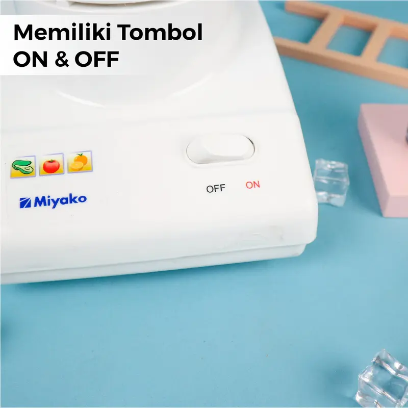 BLENDER MIYAKO PLASTIK 3IN1 102 PL 3 Tabung 1 LITER - BLENDER MIYAKO PLASTIK 2IN1 101 PL 2 Tabung 1 LITER pisau stainless mesin | GARANSI 1 TAHUN 6