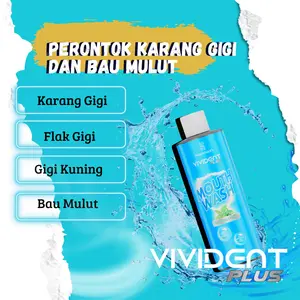 Vivident Plus Mouth Wash - Solusi Masalah Karang Gigi & Bau Mulut