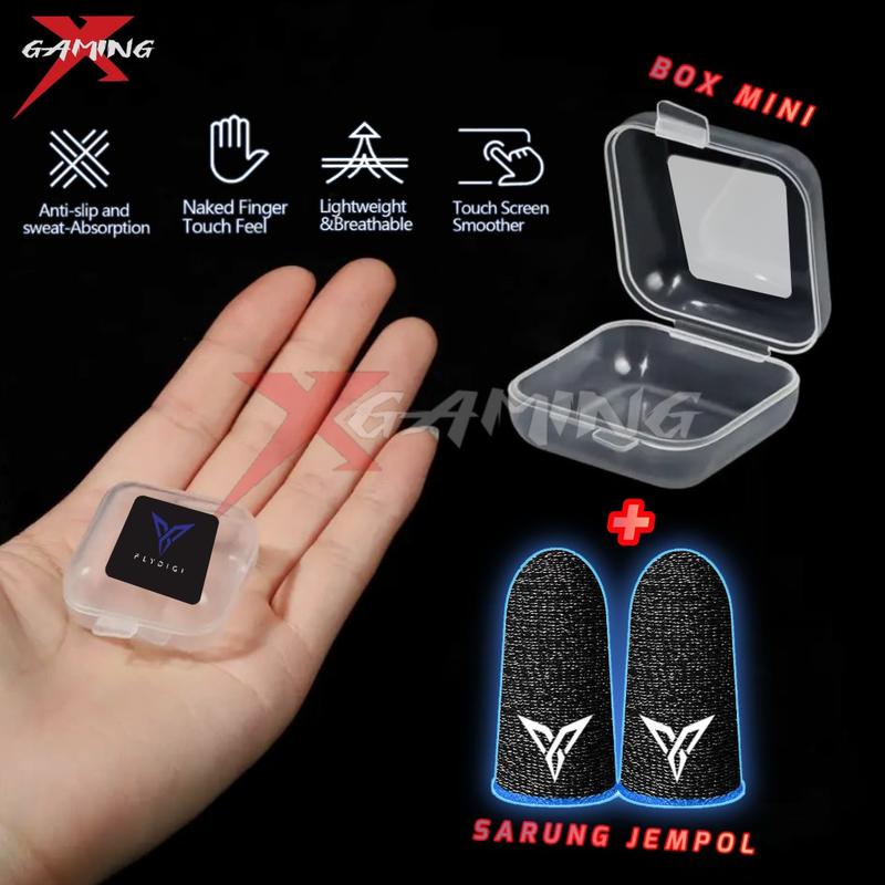 Product Introduction of GRATIS BOX MINI - Sarung jempol Game ff Evos Gaming Anti Keringat Basah Super Sensitif Premium 1