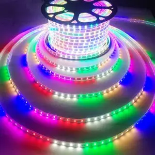 PAKET Lampu Led Selang 2835 10M 15M 20M 30M 220V RGB Warna Warni Waterproof