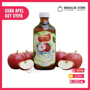 Bisa COD Cuka Apel Botol Asy Syifa Premium 250ml With Mother Lemon