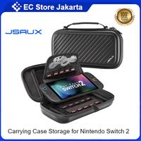 Gambar JSAUX BG0117 Carrying Case Storage Bag Protective Tas Untuk Switch 2 Aksesoris - Black dari EC Store Jakarta Kota Administrasi Jakarta Barat 1 Tokopedia