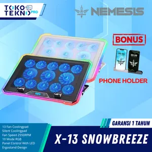 NYK Nemesis X13 / X-13 Snowbreeze RGB with Digital Display 13 FAN