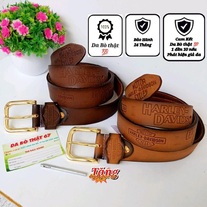 Thắt lưng Da Bò thật khóa hợp kim cao cấp Giá Tốt { 015 } T.ặng đinh đục lổ