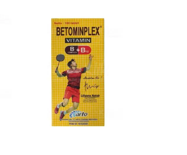 Betominplex Vitamin  B Complex + B12 Isi 100 Tablet - Membantu Memelihara Kesehatan 2