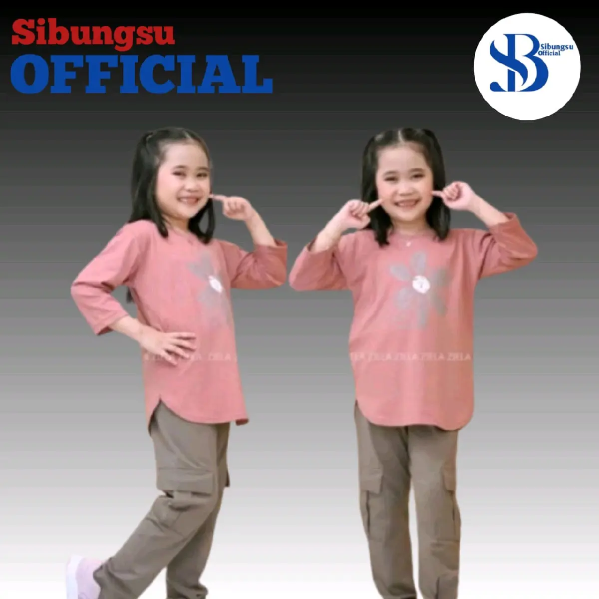 Onset kombinasi setelan anak ziela kombinasi kekinian sibungsu official
