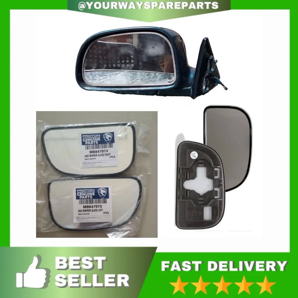 【YW SPARE PARTS】PROTON WIRA Proton SATRIA SIDE MIRROR GLASS