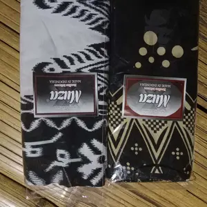 (COD) Sarung batik wanita mbak santri putri bahan goyor premium halus tebal dan terlaris Pekalongan Motif Printing Rayon  Hitam Muslim Dewasa   Bunga  Remaja Katun Lembut