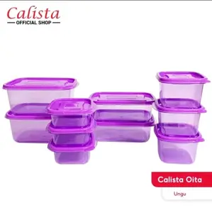 Calista Oita SETT TOPLES CALISTA 10 PCS Ungu dengan ukuran toples bermacam macam dari Official Shop Calista