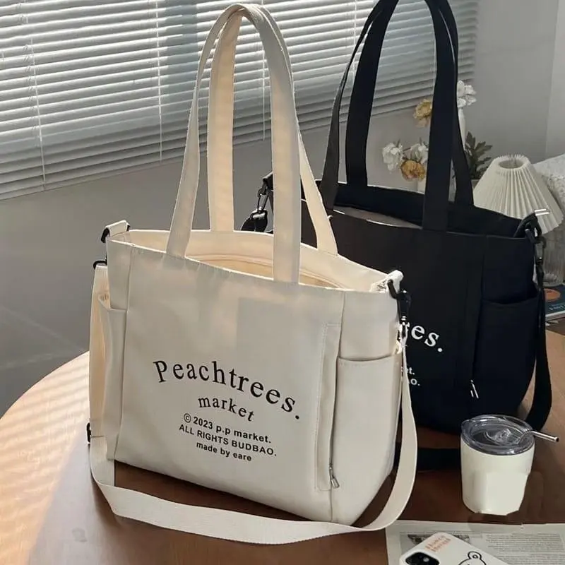 TOTEBAG FTR - TOTEBAG WANITA MODEL TERBARU BAHAN TEBAL PAKAI RESLETING / TAS CEWE KOREAN STYLE COD Cewek With Sensor Black Tote Bags