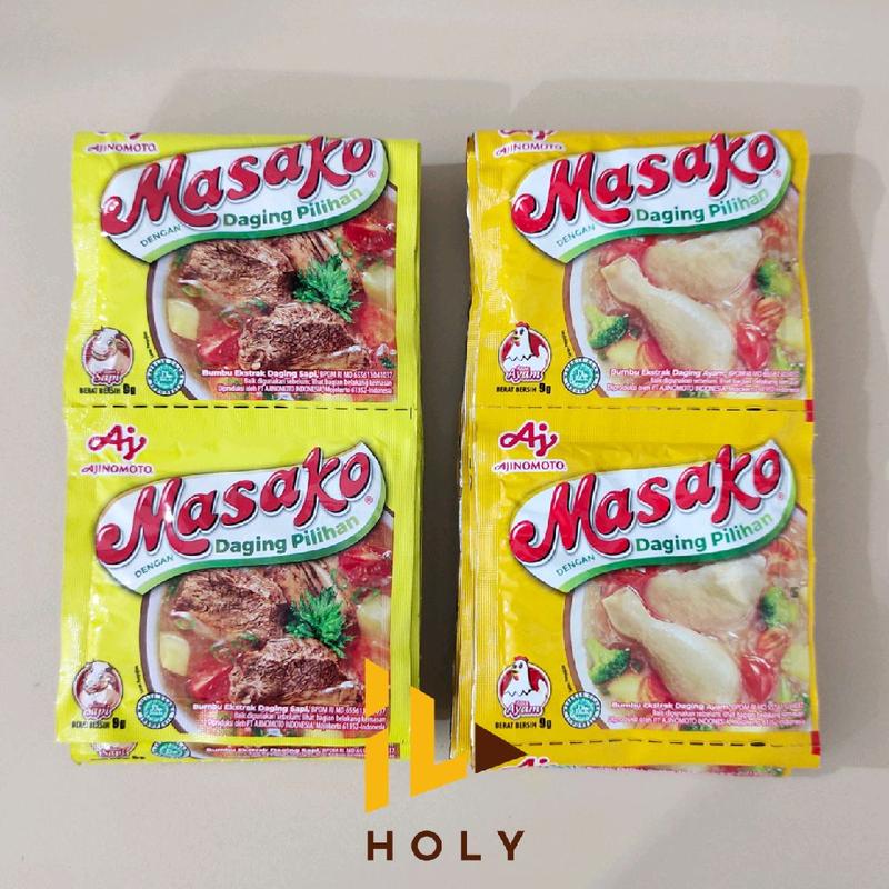 Masako Penyedap Rasa Ayam & Sapi RENTENG Isi 12 Sachet - Shop | Tokopedia