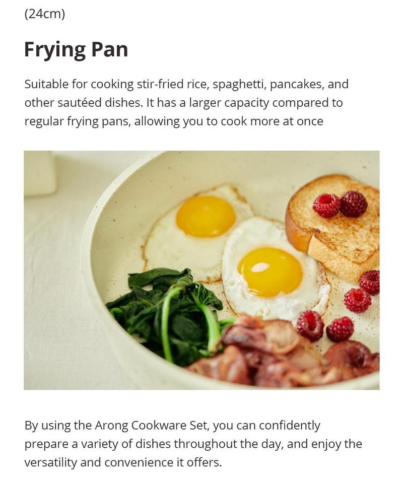 Product Introduction of (Modori Official) Arong x Sodam Cookware Set (3 colours!) 51