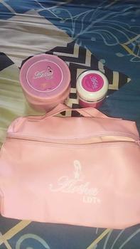 Product Review of [ARTHA LDT] PAKET EXTRA WHITE EVERY NIGHT (body booster malam 1 + body lotion malam 1 ) FREE POUCH  Tubuh [Pencerah Hand] from Y**🤍 1