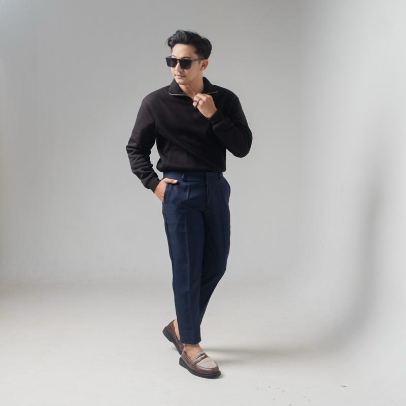 ALIZZAE | Celana Ankle Pants | Celana Premium | Celana Casual | Celana Santai | Celana Hangout panjang 90cm Max tb 172cm 8