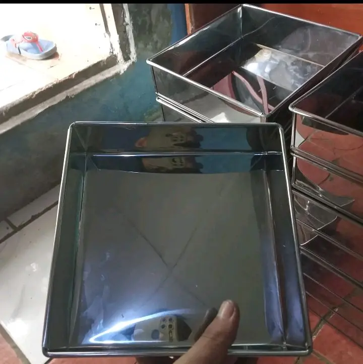 LOYANG KOTAK STAINLESS 18X18X7