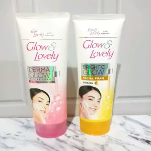 Fair & Lovely / Glow & Lovely Facial Foam 100gr - Bright Glow Vitamin C  / Derma Glow 100ml Sabun Wajah