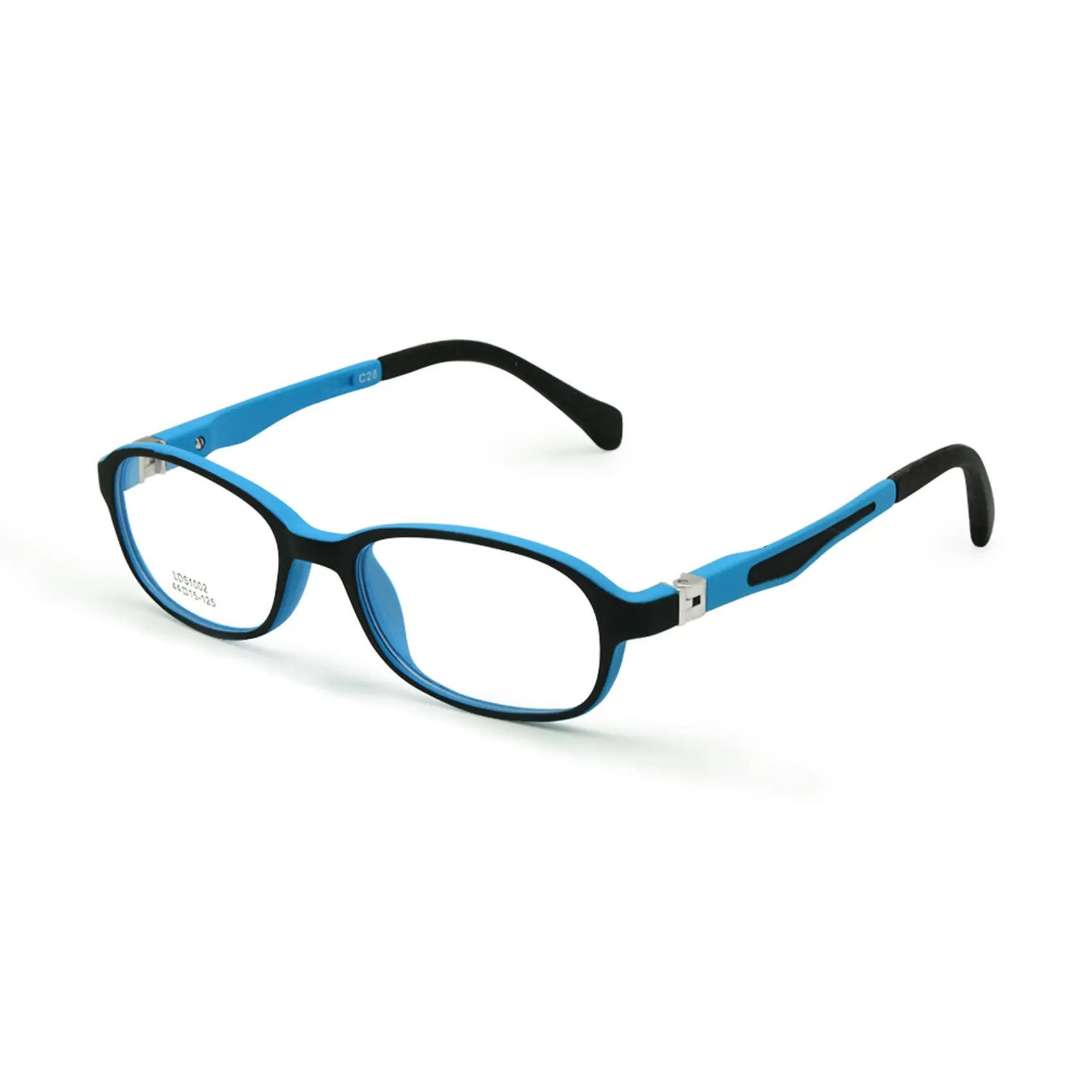 Children Glasses Frame TR90 Size 44-15 Safe Bendable with Spring Hinge Flexible Optical Eyeglasses Clear Lenses
