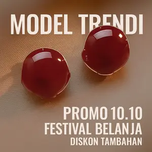 【Anting-anting】 【Diskon untuk toko baru】【COD】Model terbaru tahun 2025，Tampilan bergaya dan elegan，Perhiasan mewah，Desain unik，Anting-anting wanita，Dapat dipakai dua sisi，Warna agat merah，Earrings