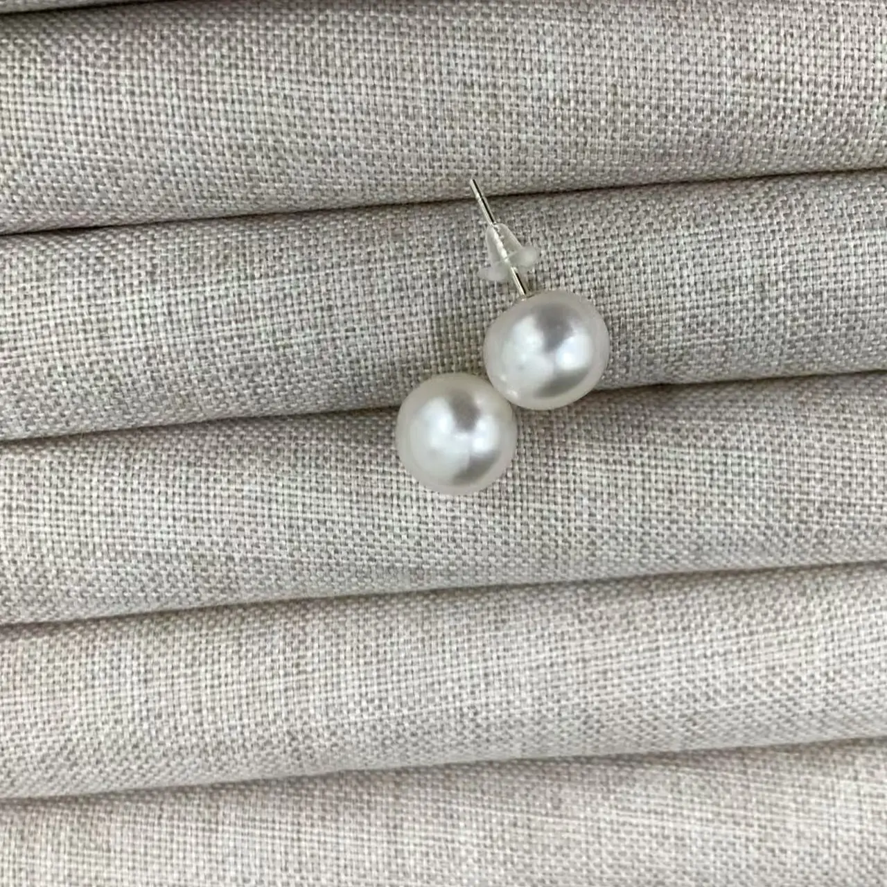 【#P16】Classic 925 silver Freshwater Pearl Earrings, Daily Anniversary Auspicious Birthday Daily Engagement Wedding