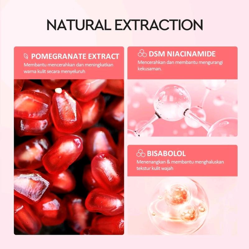 Clay Stick Glad2Glow Pomegranate Niacinamide Brightening 25g untuk Mencerahkan Wajah wajah berjerawat tea tree oil masker jerawat masker wajah untuk chicken skin g2gclaystickpink masker roll 6