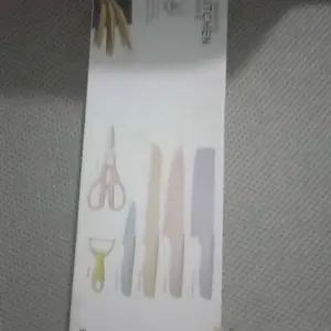 Pisau Dapur Set 6 in 1 Bahan Stainless Steel PREMIUM