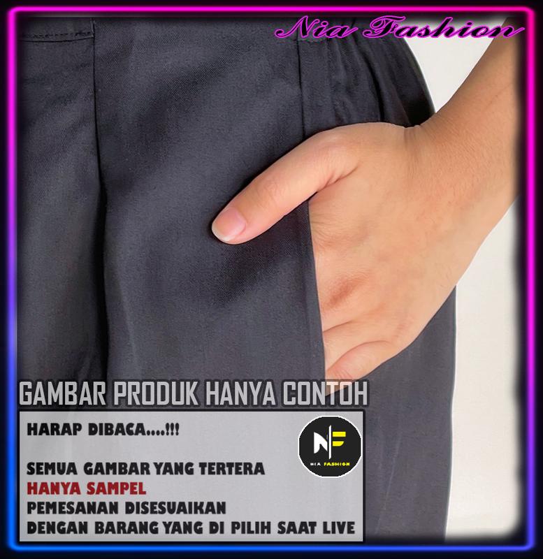 NiaFashion Aires Pants Celana bahan Celana Kantor Wanita NF.018 3