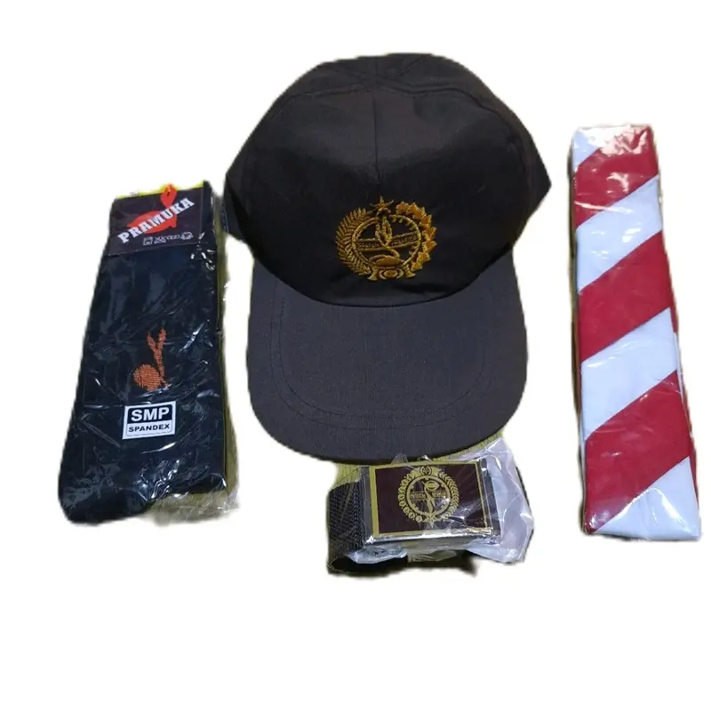 Paket pramuka sd-smp.dasi sabuk dan topi 2