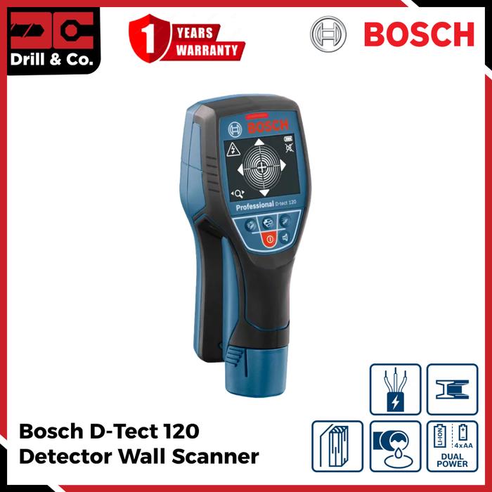 Gambar Bosch D-Tect 120 Detector Wall Scanner / Alat Deteksi Serbaguna dari Drill&Co Kota Administrasi Jakarta Barat Tokopedia