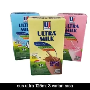 susu cair UHT ultramilk kemasan 125ml Minuman