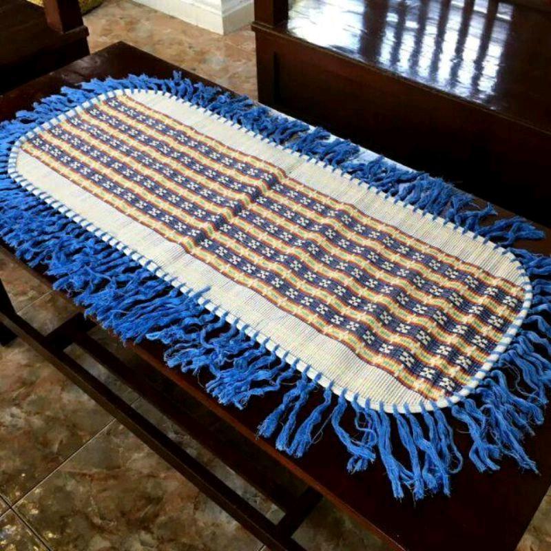 Taplak meja tamu pinggiran Benang rajut tradisional 1