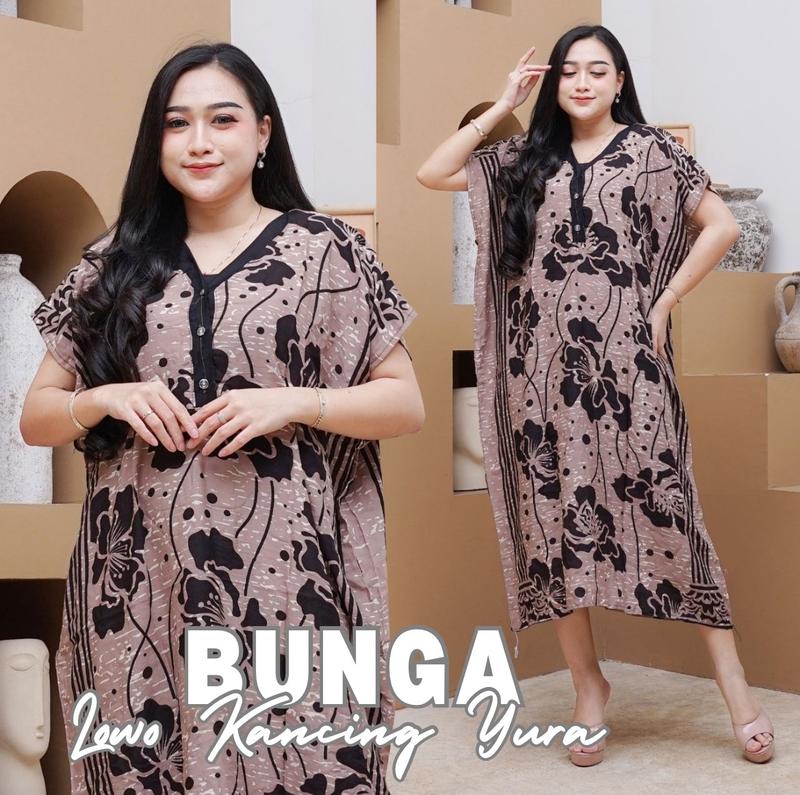 Product Introduction of Paket Hemat Daster Lowo Yura Jumbo Wanita Fit XXXL Busui Bumil Ld 130 Cm Terbaru Nyaman Bahan  Rayon 23