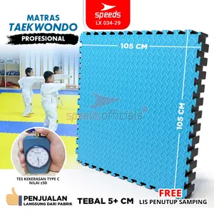 SPEEDS Matras Takewondo Evamat Tebal Diri Eva Puzzle Karate Matras Bela Mat 5cm 034-29