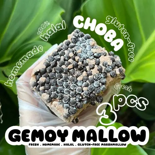GemoyMallow Choba Choco Boba Cokelat Nyoklat Soklat Marshmallow Gemoy Halal