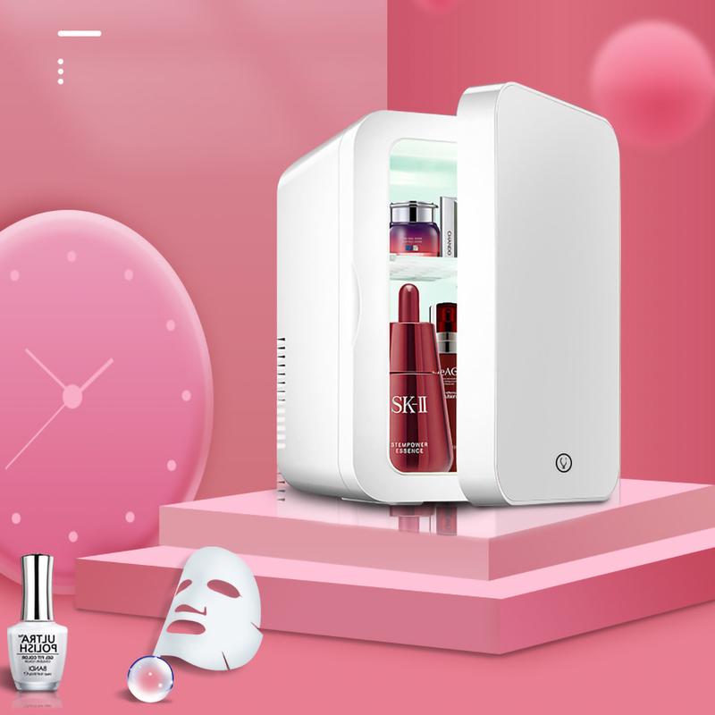  Tủ Lạnh Mini 8L Đựng Mỹ Phẩm - Tủ Lạnh Mini Gia Đình Làm Lạnh Nhanh Tiết Kiệm Điện Bảo hành của nhà sản xuất 