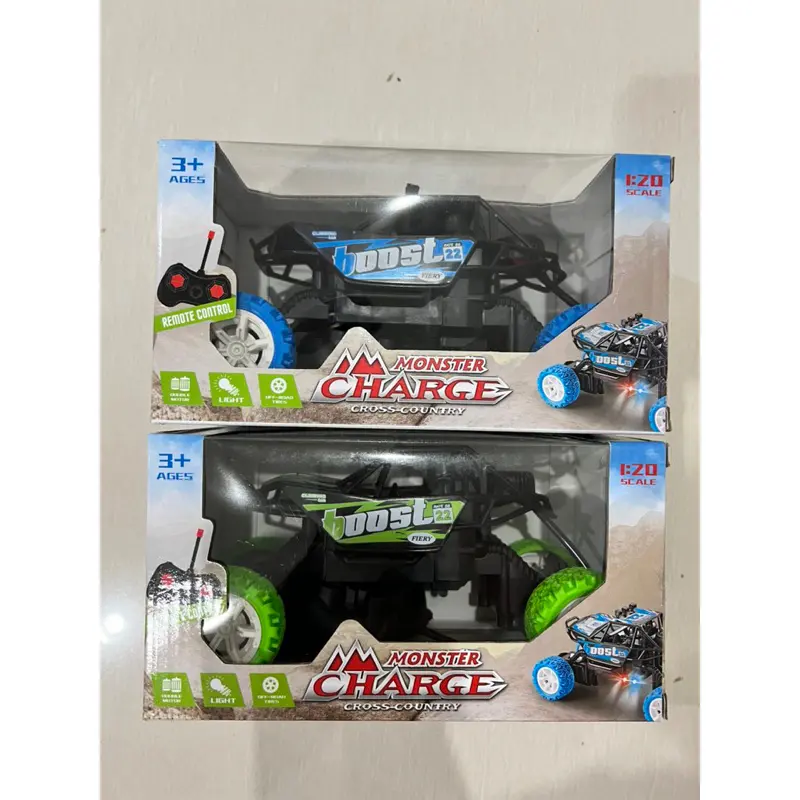 Mainan Mobil remote control 1:20 scale monster cross country offroad boost / RC SHARK / RC BANTENG 4