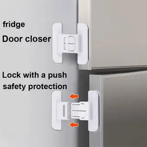 【COD】Kunci jendela, pengencang anti-anak tanpa bor dan berperekat, penutup pintu kulkas, kunci pengaman laci dan lemari.