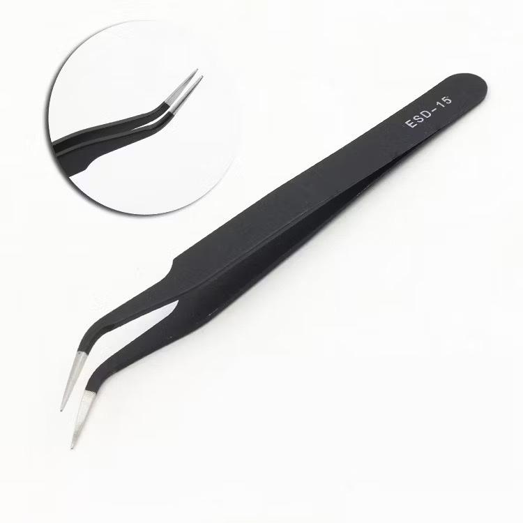 Nhíp Gắp Cong ESD-15 - Nhíp Gắp Linh Kiện, Gắp Nhặt Tổ Yến, Dụng Cụ Làm Nails,…
