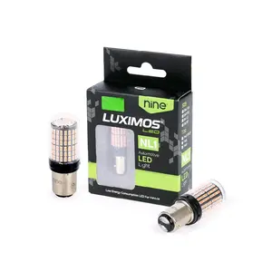 LAMPU LED REM BAYONET S25 ULTRA BRIGHT 12V STOPLAMP CANBUS LUXIMOS NINE NL1 144 LED