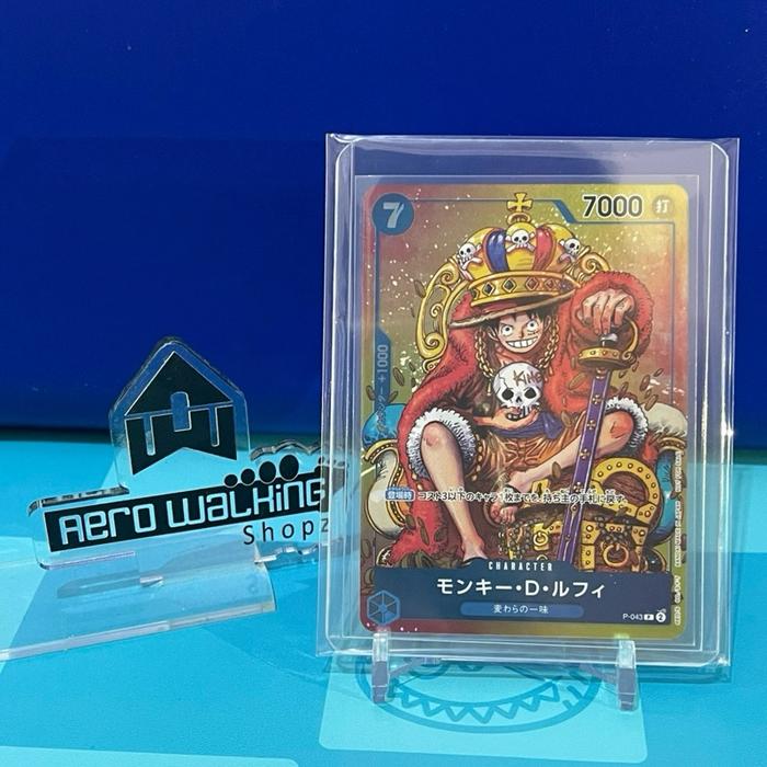 Jual TCG ONE PIECE - Monkey D Luffy King P-043 Promo Weekly Shonen