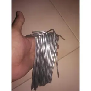 100PCS PASAK TENDA CAMPING LIBUR TERPAL ANTI KARAT BAHAN GALVANIS - 100PCS - PASAK